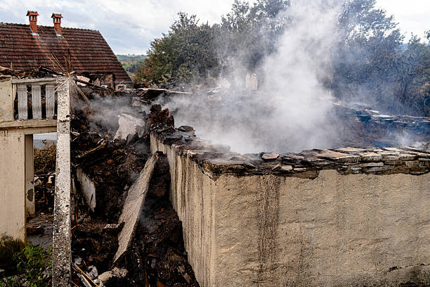 Professional Fire Damage Removal technician working in Baltimore, MD